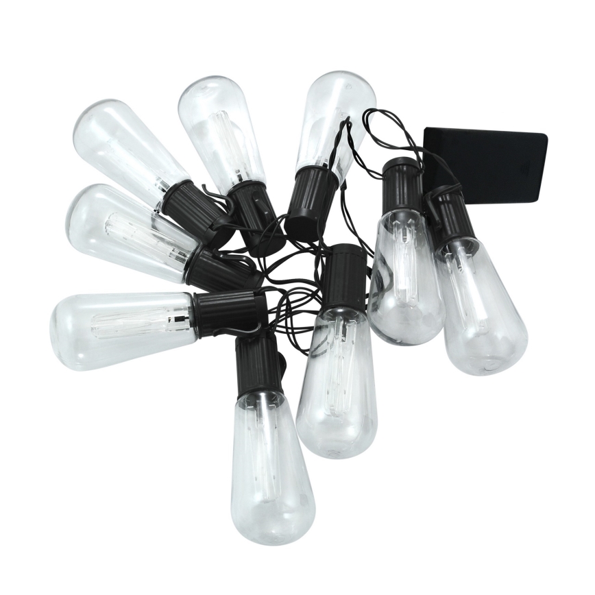 LED Dekorations-Lichterkette EDISON 2,65 m 10xLED/2xAA