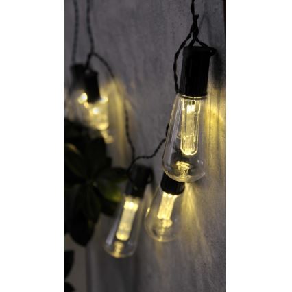 LED Dekorations-Lichterkette EDISON 2,65 m 10xLED/2xAA