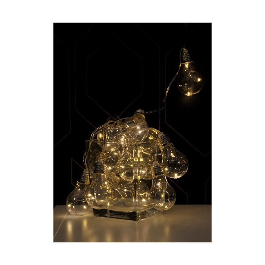 LED-Dekorationslichterkette SMOLDER 5,3 m 20xLED/2,7W/230V