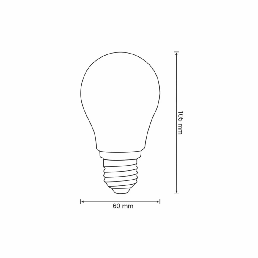 LED-Dimm-Glühbirne VINTAGE A60 E27/7W/230V 2700-6500K Wi-fi Tuya