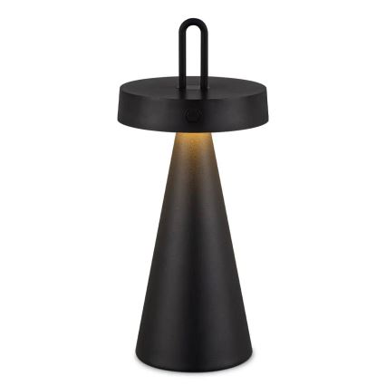 Dimmbare, wiederaufladbare Touch-Tischlampe für den Außenbereich HALO LED/1,5W/3,7V 3000 mAh IP44 schwarz
