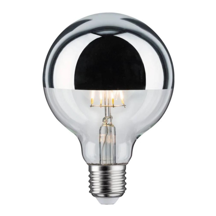 LED-Dimmbar Glühbirne mit Spiegelkappe GLOBE E27/6,5W/230V - Paulmann 28673