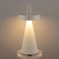LED dimmbar, wiederaufladbar, Touch-Tischlampe für den Außenbereich HALO LED/1,5W/3,7V 3000 mAh IP44 grau