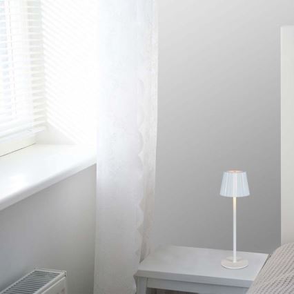 LED dimmbare wiederaufladbare Touch-Tischlampe LED/4W/5V 3000-6000K 1800 mAh weiß