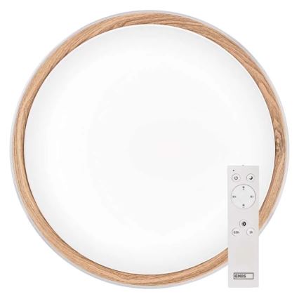 LED-dimmbare Deckenleuchte ILVI LED/45W/230V 2700-6500K Ø 50 cm weiß/beige + Fernbedienung
