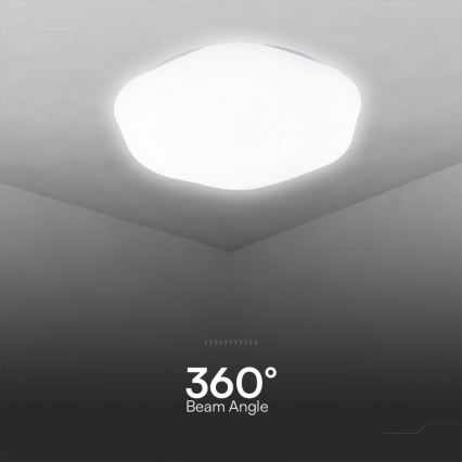 LED dimmbare Deckenleuchte LED/40W/230V 3000-6500K 40 cm weiß + Fernbedienung