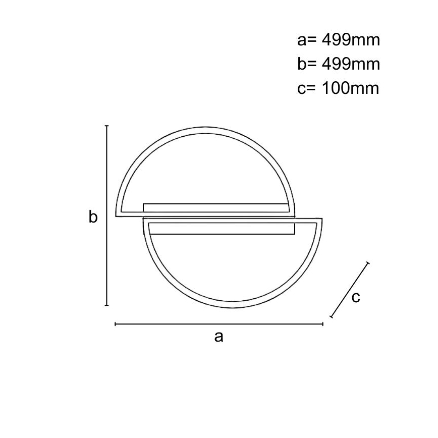 LED-dimmbare Deckenleuchte LED/55W/230V 3000-6500K + Fernbedienung