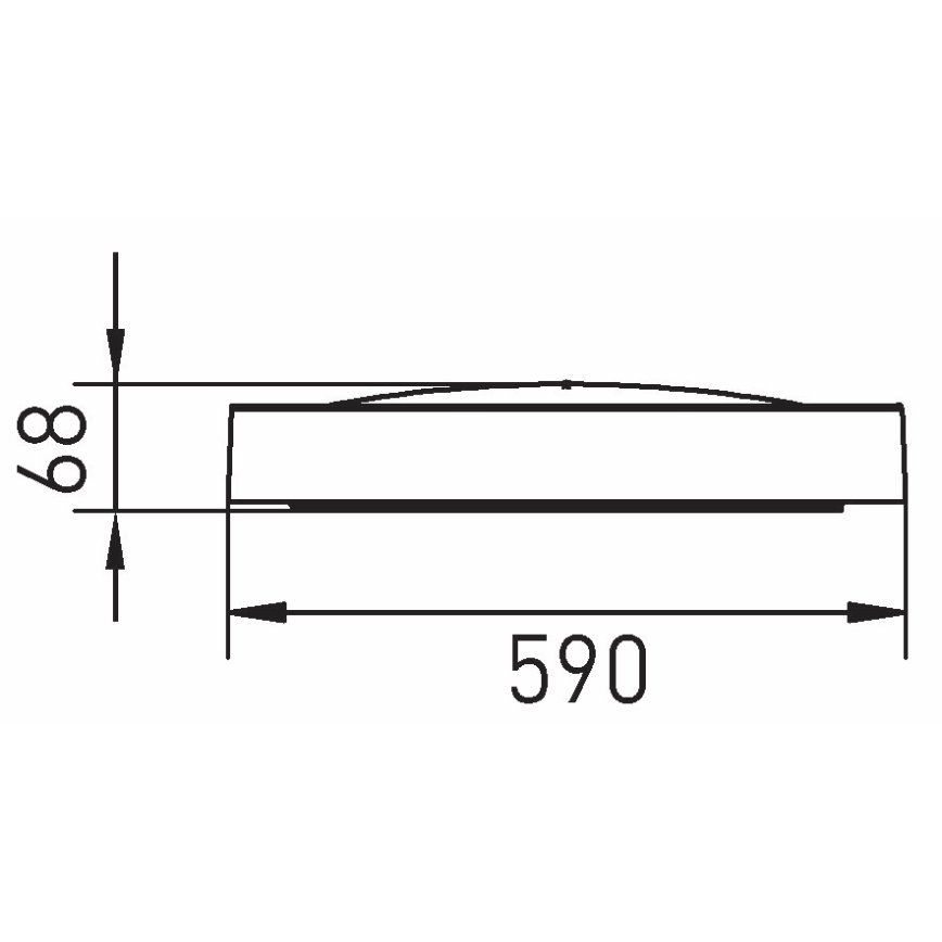 LED Dimmbares Deckenleuchte SAMER LED/40W/230V 2900-6000K + Fernbedienung