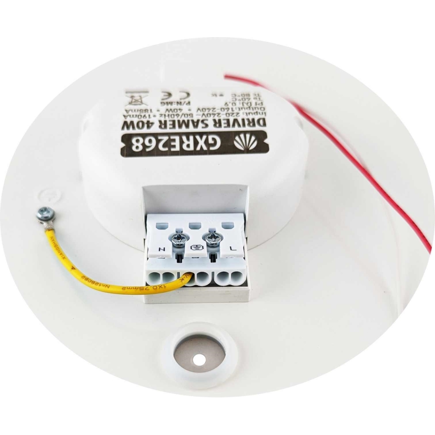 LED Dimmbares Deckenleuchte SAMER LED/40W/230V 2900-6000K + Fernbedienung