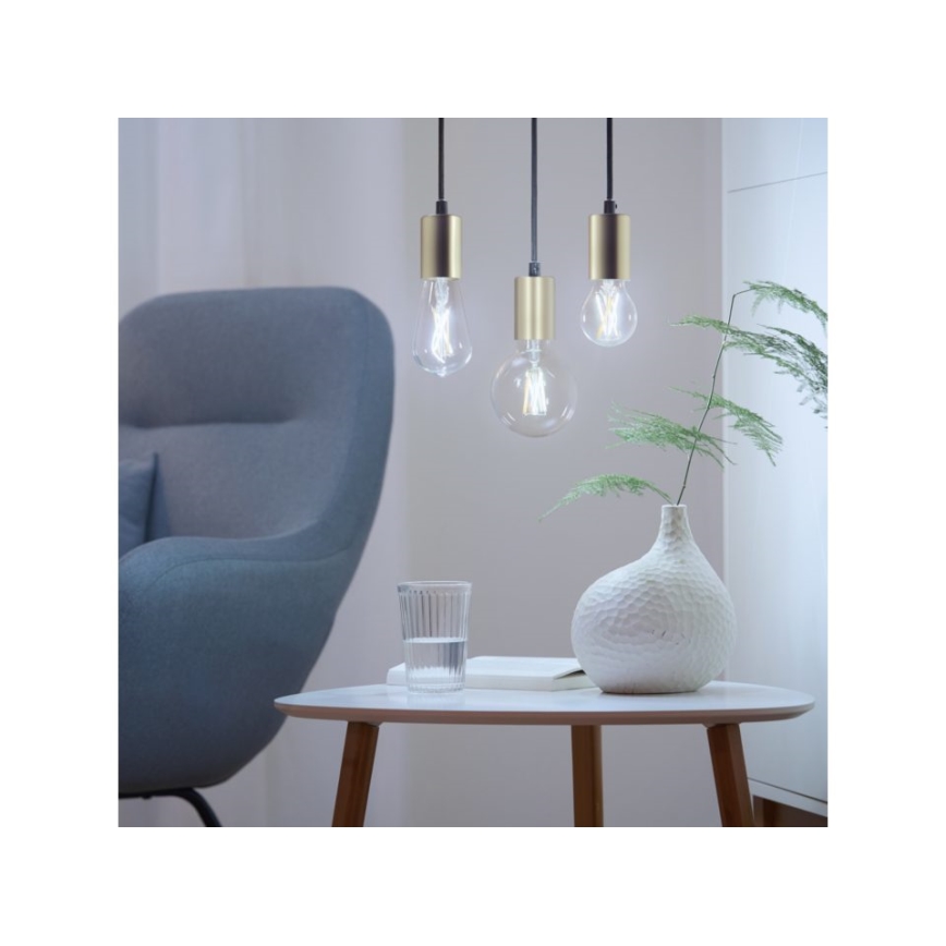 LED dimmbare Glühbirne FILAMENT ST64 E27/6,7W/230V 2700-6500K CRI 90 Wi-Fi - WiZ
