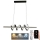 LED dimmbare Hängeleuchte an Kabel LED/70W/230V 3000-6500K + Fernbedienung