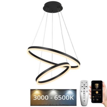 LED dimmbare Hängeleuchte an Kabel LED/70W/230V 3000-6500K Ø 60 cm + Fernbedienung