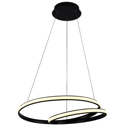 LED dimmbare Hängeleuchte an Seil LED/65W/230V 3000-6500K Ø 56 cm + Fernbedienung