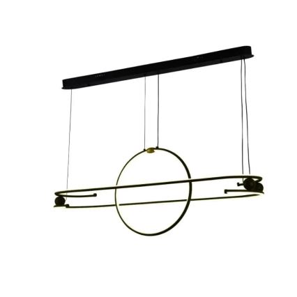 LED dimmbare Hängeleuchte an Seil LED/95W/230V 3000-6500K + Fernbedienung