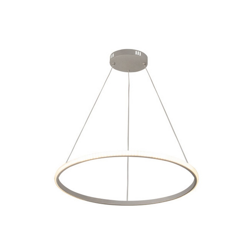 Dimmbare LED-Pendelleuchte mit Drahtseilaufhängung, 32 W, 230 V, 3000–6500 K, Ø 60 cm + Fernbedienung
