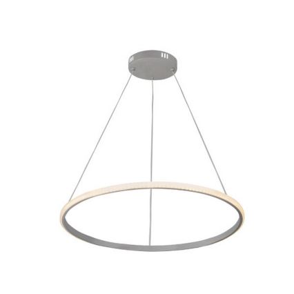 Dimmbare LED-Pendelleuchte mit Drahtseilaufhängung, 32 W, 230 V, 3000–6500 K, Ø 60 cm + Fernbedienung