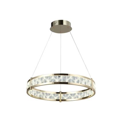 Dimmbare LED-Kristall-Pendelleuchte an Kabel ENRIQUE LED/40W//230V 3000-6000K Ø 60 cm + Fernbedienung