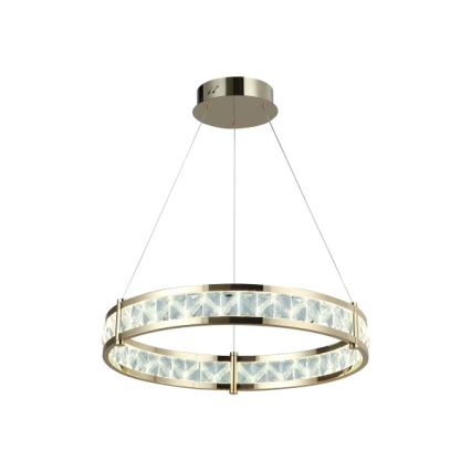 Dimmbare LED-Kristall-Pendelleuchte an Kabel ENRIQUE LED/40W//230V 3000-6000K Ø 60 cm + Fernbedienung