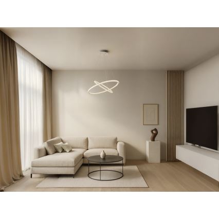 LED-dimmbare Pendelleuchte an Kabel LED/150W/230V 3000-6500K + Fernbedienung