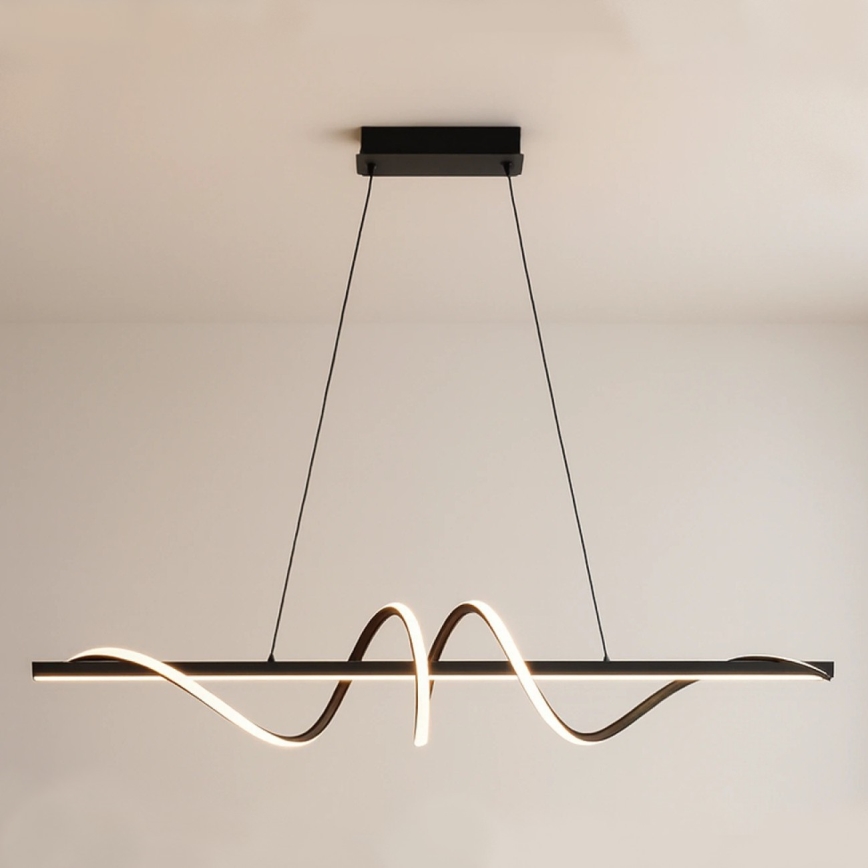 LED-dimmbare Pendelleuchte an Kabel LED/50W/230V 3000-6500K 100 cm + Fernbedienung