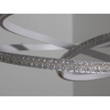 Dimmbare LED-Pendelleuchte an Drahtseil LED/90W/230V 3000-6500K Ø 47 cm + Fernbedienung