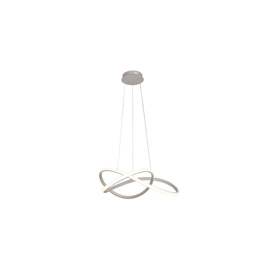 Dimmbare LED-Hängeleuchte an Stahlseil LED/85W/230V 3000-6500K Ø 60 cm + Fernbedienung