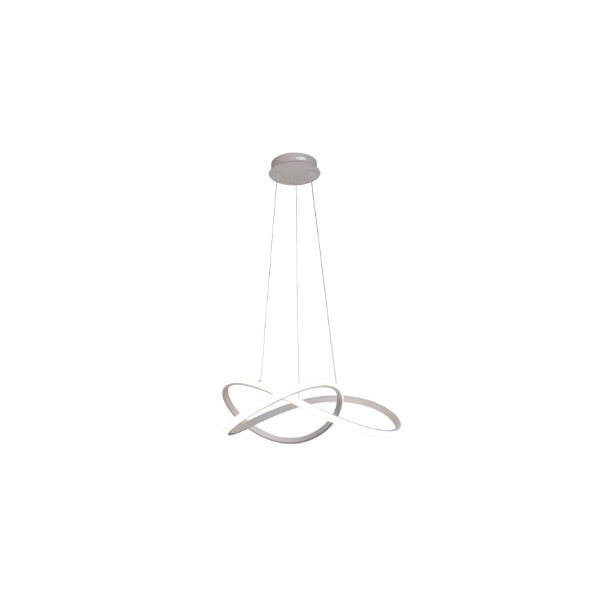 Dimmbare LED-Hängeleuchte an Stahlseil LED/85W/230V 3000-6500K Ø 60 cm + Fernbedienung