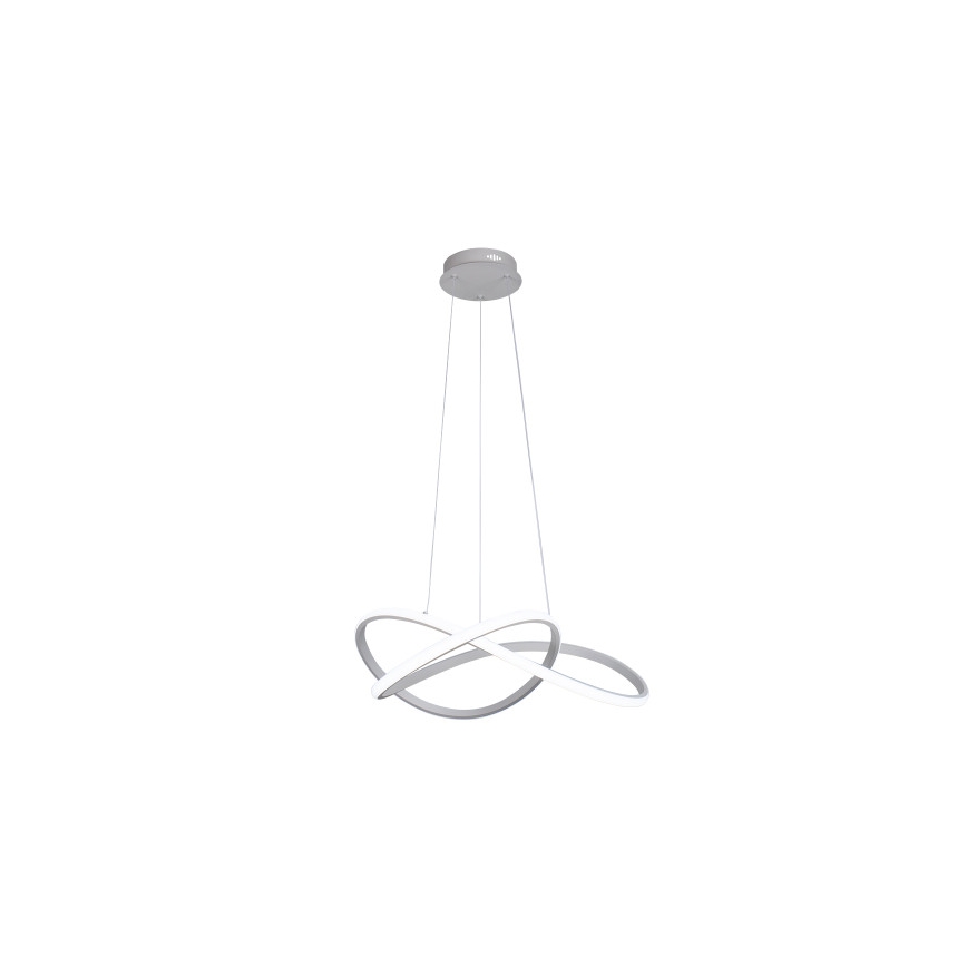 Dimmbare LED-Hängeleuchte an Stahlseil LED/85W/230V 3000-6500K Ø 60 cm + Fernbedienung