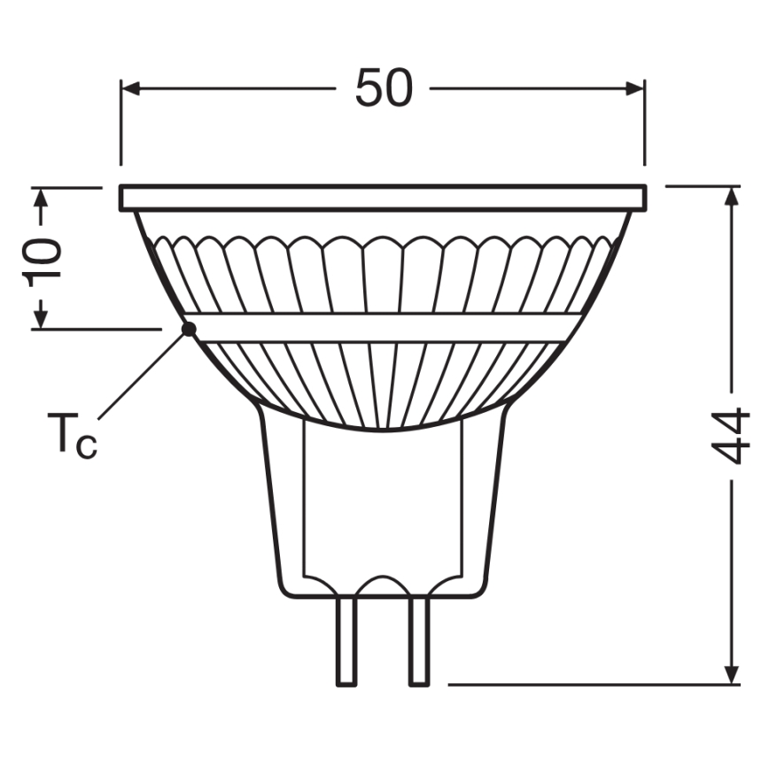 LED dimmbare Reflektorlampe MR16 GU5,3/5W/12V 4000K 36° CRI 90 - Osram