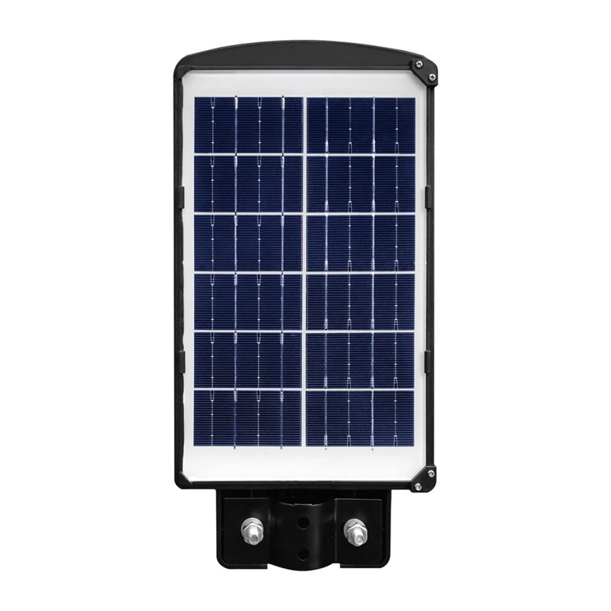LED dimmbare Solar-Straßenleuchte mit Bewegungs- und Dämmerungssensor LED/6W/3,2V 6000K IP65 5000 mAh schwarz + Fernbedienung
