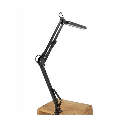 LED-Tischlampe, dimmbar, mit Touch-Bedienung, flexibel, mit Klemme LED/10W/5/230V 3000/4000/6000K schwarz