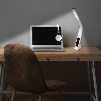 LED dimmbare Tischlampe mit Display GALA 1xLED/6W/230V