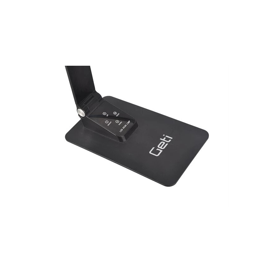 LED dimmbare Tischlampe mit USB LED/7W/230V 3000K/4000K/5500K schwarz