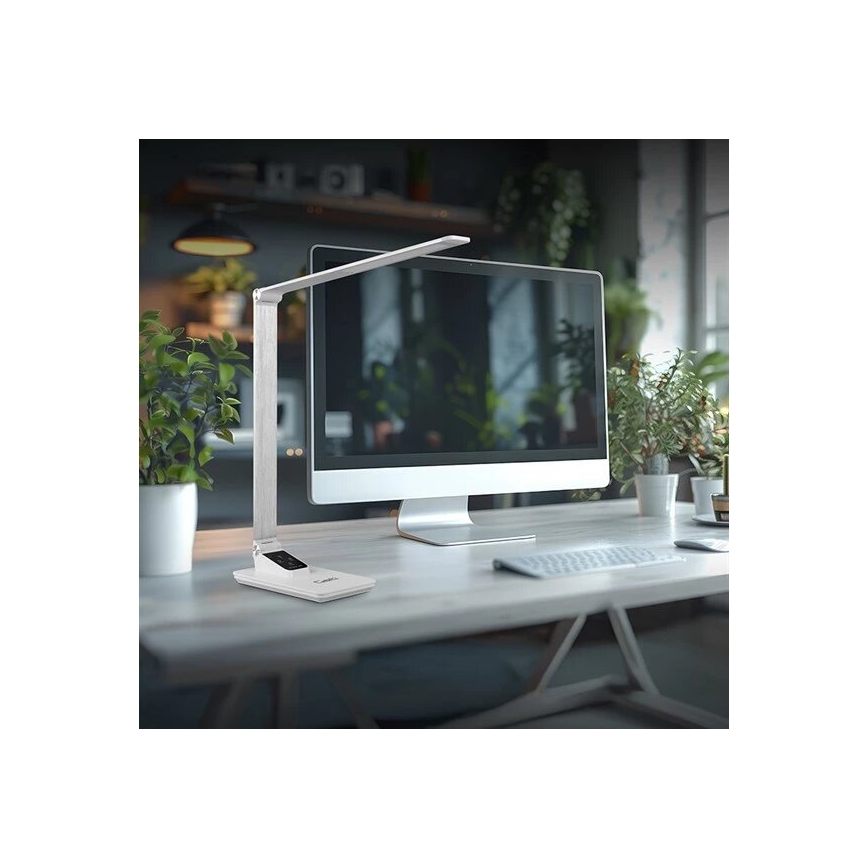 LED dimmbare Tischlampe mit USB LED/7W/230V 3000K/4000K/5500K Weiß