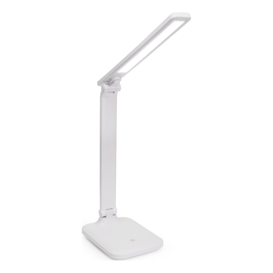 LED-dimmbare Touch-Tischlampe mit USB-Anschluss REMUS LED/5W/230V weiß