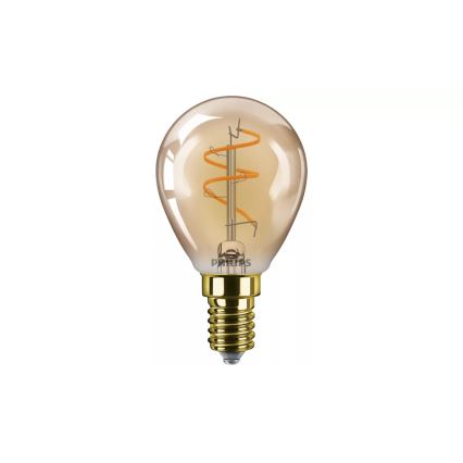LED dimmbare VINTAGE-Glühbirne Philips P45 E14/2,7W/230V 1800K
