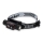 LED-dimmbare, wiederaufladbare Stirnlampe aus Aluminium LED/10W/5V 2200 mAh IPX8 schwarz