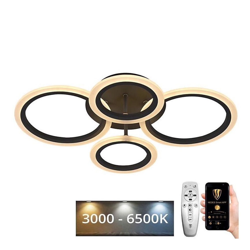 LED Dimmbarer Deckenleuchter LED/50W/230V 3000-6500K + Fernbedienung