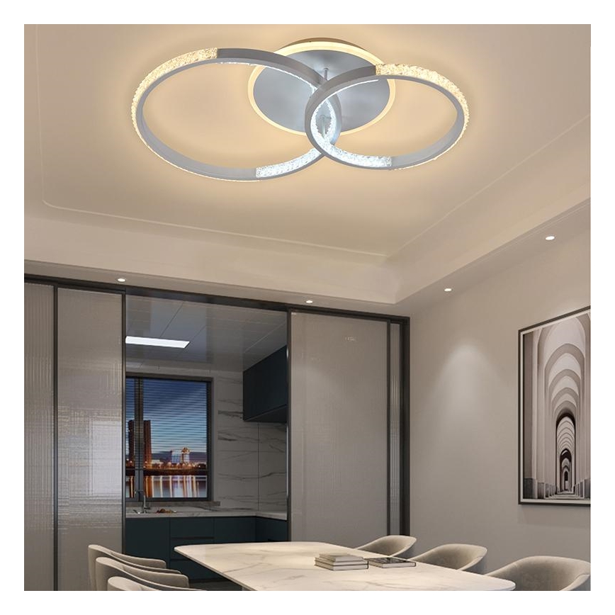 LED Dimmbarer Deckenleuchter LED/55W/230V 3000-6500K + Fernbedienung