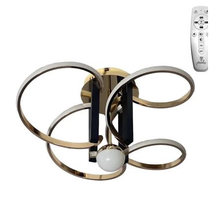 LED Dimmbarer Deckenleuchter LED/80W/230V 3000-6500K + Fernbedienung