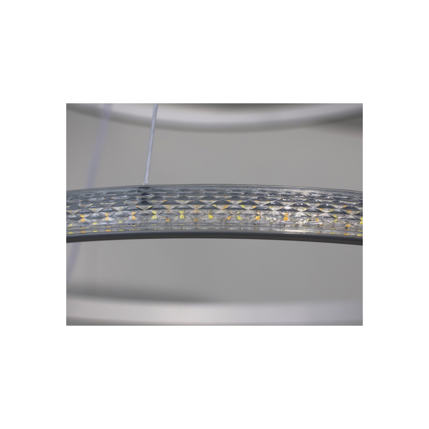LED-dimmbare Pendelleuchte an Kabel LED/55W/230V 3000-6500K Ø 60 cm + Fernbedienung