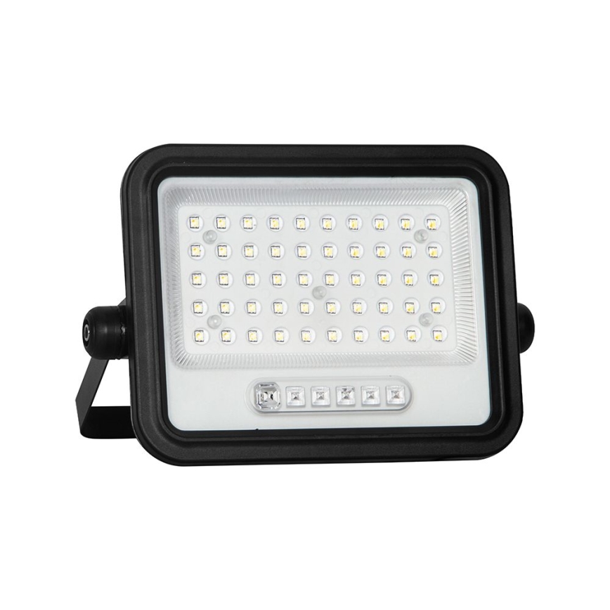 Dimmbarer Solar-LED-Strahler 100W (3,2V) 2000–8000K IP65 5000 mAh Schwarz – mit Fernbedienung