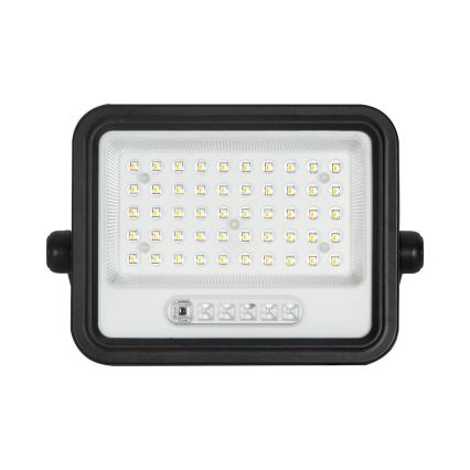 Dimmbarer Solar-LED-Strahler 100W (3,2V) 2000–8000K IP65 5000 mAh Schwarz – mit Fernbedienung