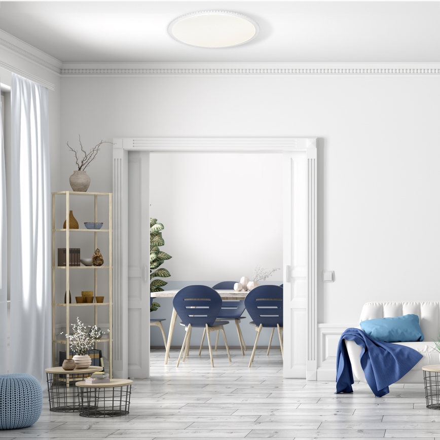 LED Dimmbares Deckenleuchte CRUZ LED/40W/230V 2000lm + Fernbedienung