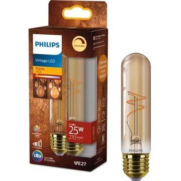 LED-dimmbares VINTAGE-Leuchtmittel Philips T30 E27/3,1W/230V 1800K