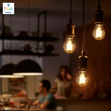 LED Dimmbare Glühbirne Philips HUE WHITE FILAMENT G93 E27/7W/230V