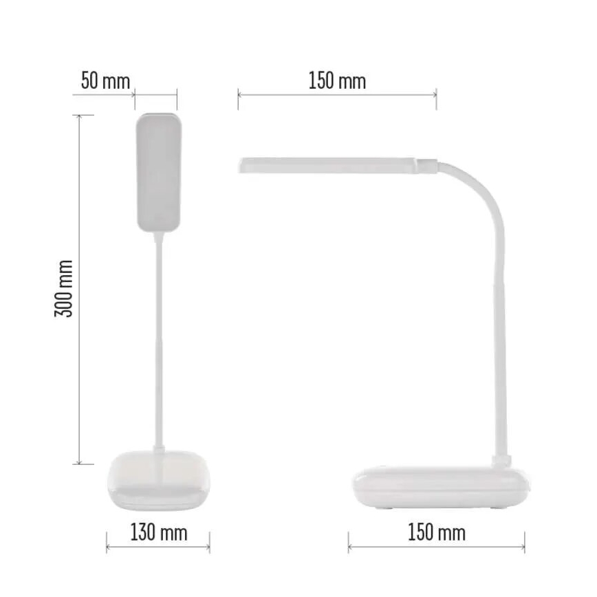 LED Dimmerabile flessibile lampada da tavolo LED/12W/230V 3000K/4000K/6500K bianco
