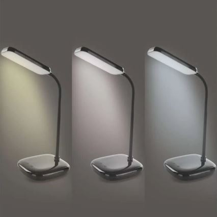 LED Dimmerabile flessibile lampada da tavolo LED/12W/230V 3000K/4000K/6500K nero