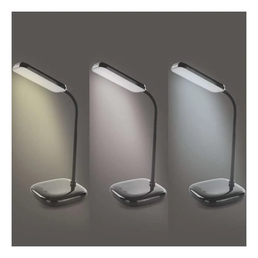 LED Dimmerabile flessibile lampada da tavolo LED/12W/230V 3000K/4000K/6500K nero