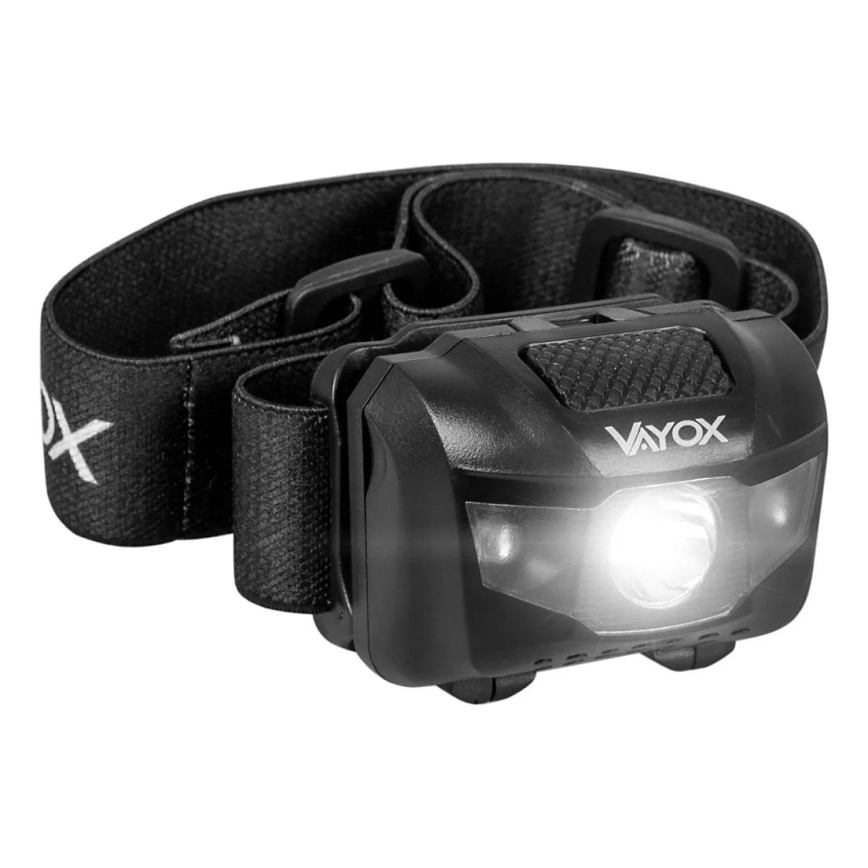LED Dimmerabile lampada da testa 3xLED/3xAAA IPX4 100 lucente